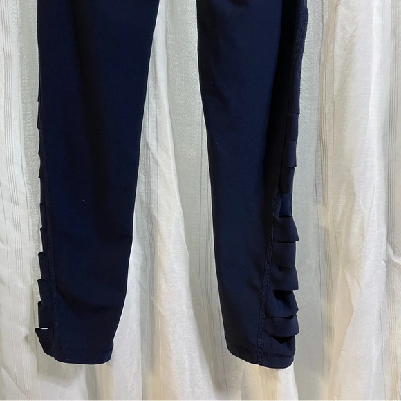 2 for 25 90 degrees leggings navet blue with slits up leg size youth large - Picture 4 of 6